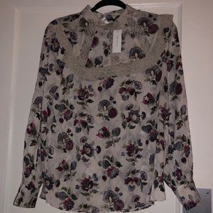 Ann Taylor Bohemian Style blouse